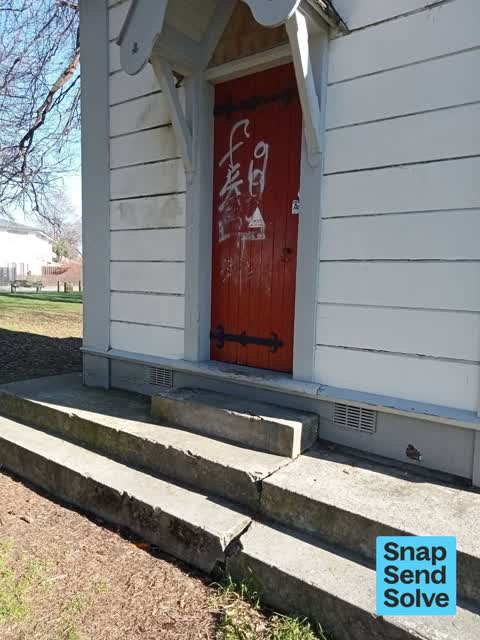Graffiti somewhere else — a report photo