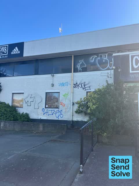 Graffiti somewhere else, a report photo