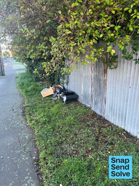 Dumped Rubbish, a report photo