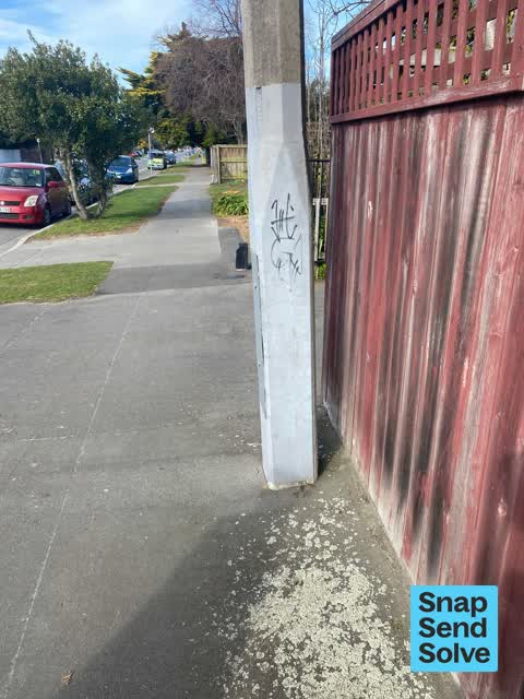 Graffiti somewhere else, a report photo