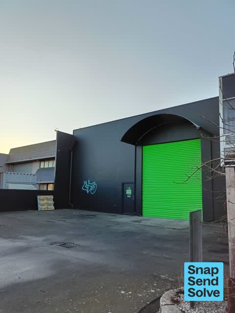 Graffiti on a fence, building or structure, a report photo