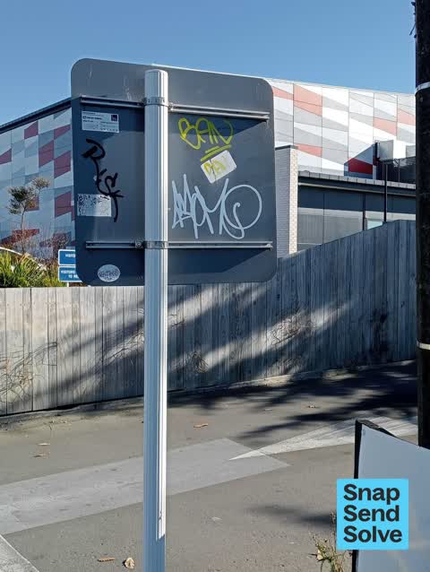 Graffiti somewhere else, a report photo