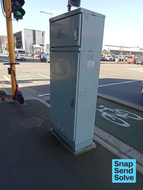 Graffiti somewhere else, a report photo