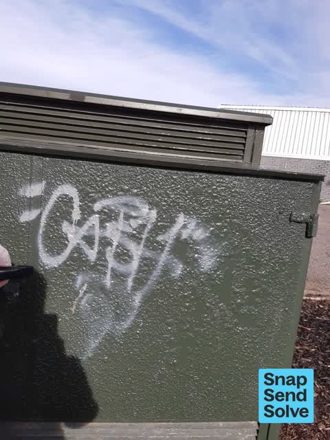 Graffiti somewhere else, a report photo