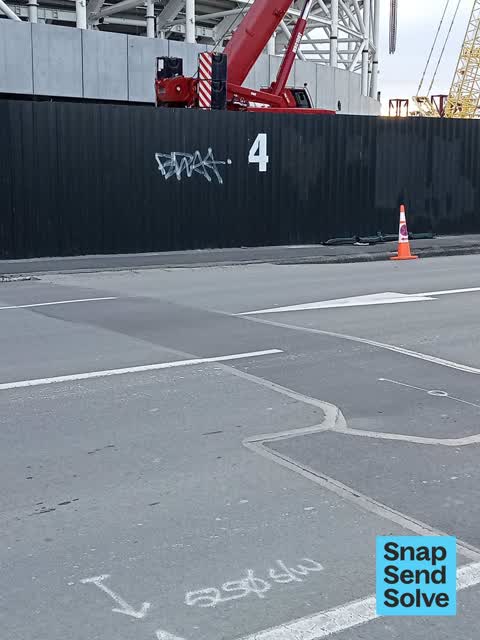 Graffiti somewhere else, a report photo
