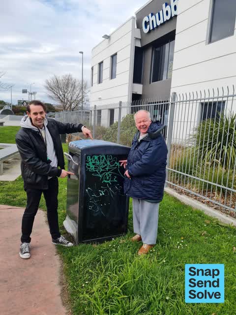 Graffiti somewhere else — a report photo