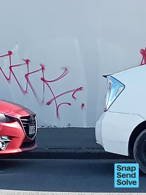 Graffiti somewhere else — a report photo