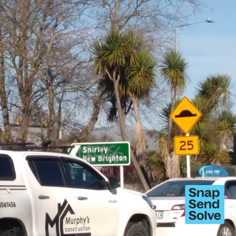 Graffiti on a sign, mural or public art — a report photo