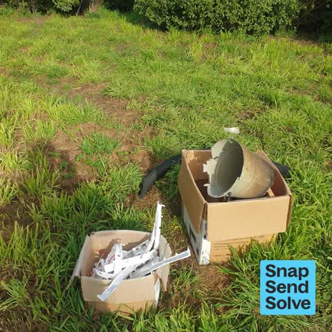 Dumped Rubbish, a report photo