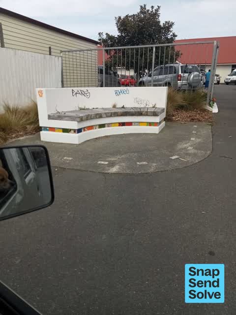 Graffiti somewhere else, a report photo