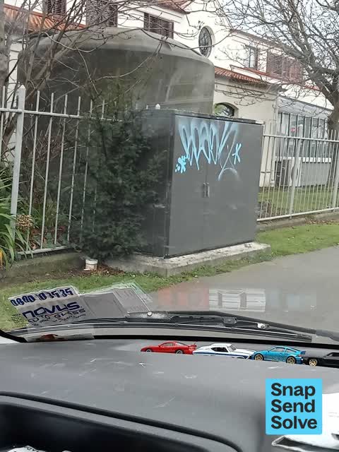 Graffiti somewhere else — a report photo