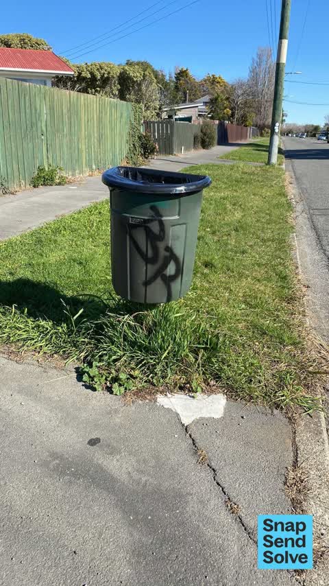 Graffiti on a fence, building or structure, a report photo
