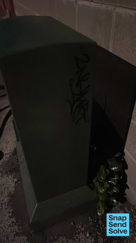 Graffiti somewhere else — a report photo