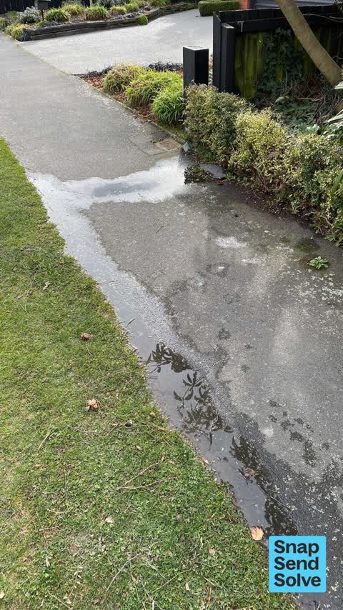 Water Leak, a report photo
