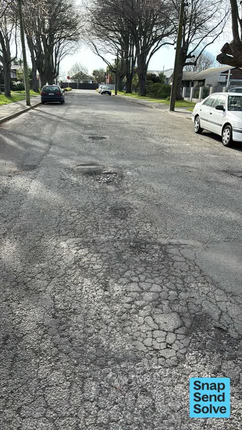 Damaged Road, a report photo