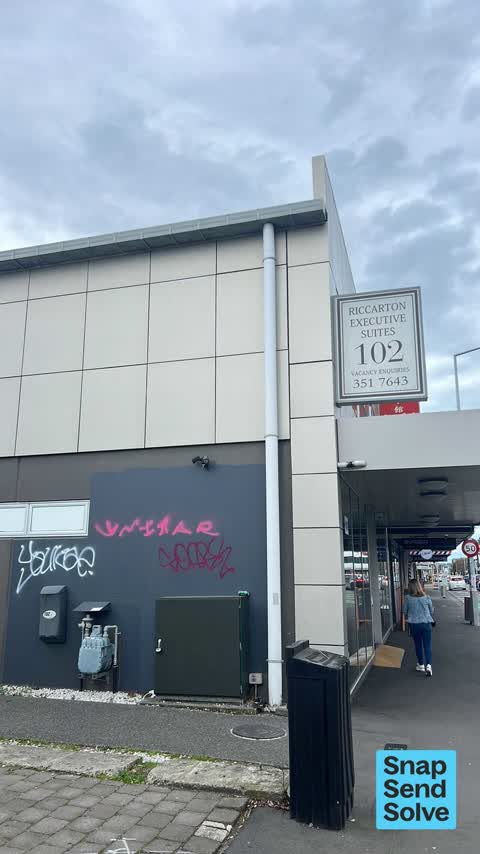 Graffiti somewhere else — a report photo
