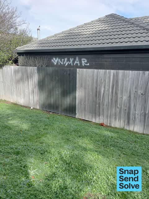 Graffiti somewhere else, a report photo