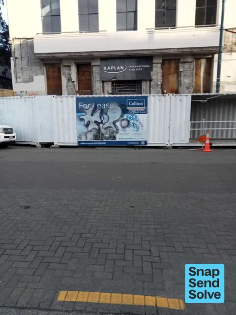 Graffiti somewhere else — a report photo