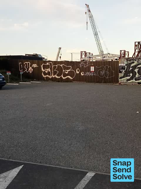 Graffiti somewhere else, a report photo