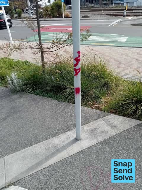 Graffiti somewhere else — a report photo