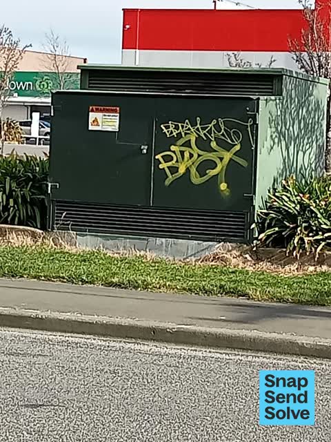 Graffiti somewhere else, a report photo