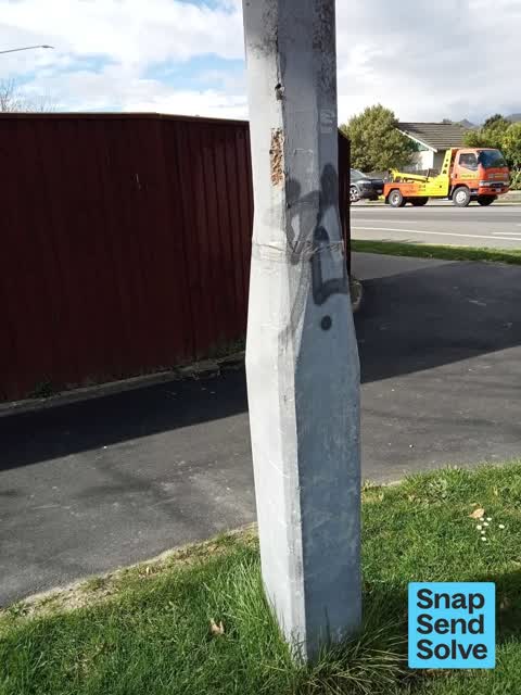 Graffiti somewhere else, a report photo