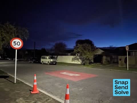 Damaged Street Sign, a report photo