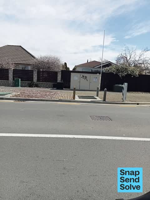 Graffiti somewhere else, a report photo