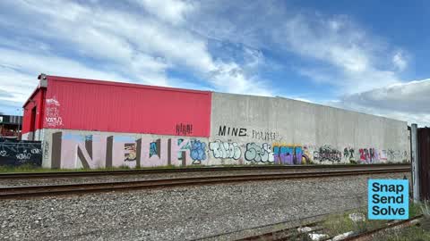 Graffiti somewhere else, a report photo