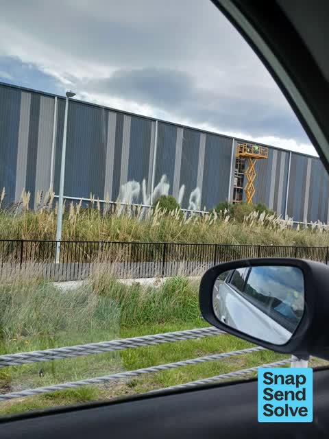 Graffiti somewhere else, a report photo