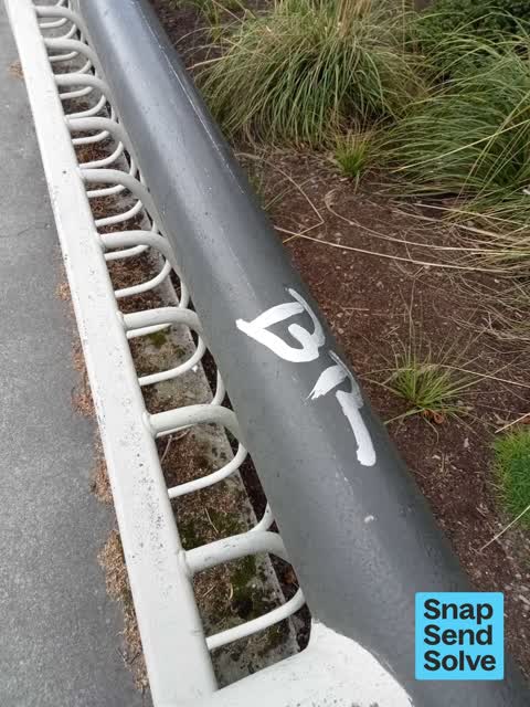 Graffiti somewhere else — a report photo