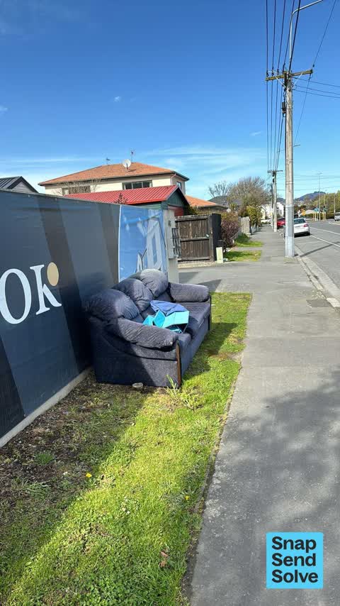 Dumped Rubbish, a report photo