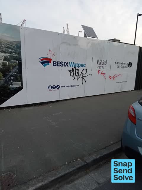 Graffiti somewhere else — a report photo