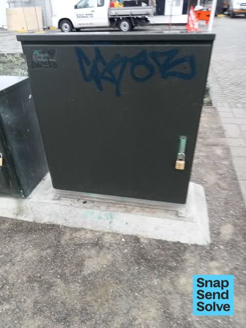Graffiti somewhere else — a report photo