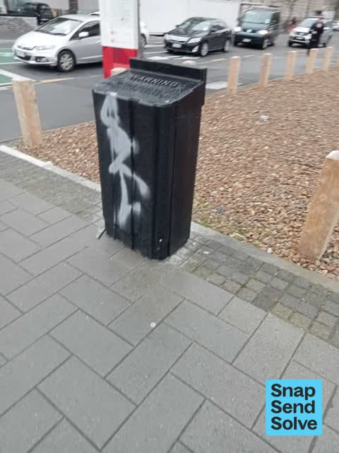 Graffiti somewhere else, a report photo