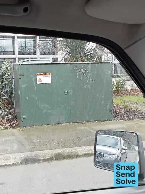 Graffiti somewhere else, a report photo