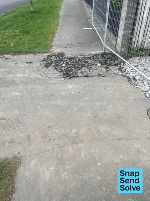 Pavement - Damaged — a report photo
