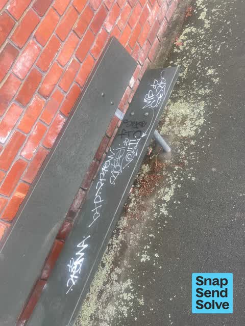 Graffiti somewhere else, a report photo