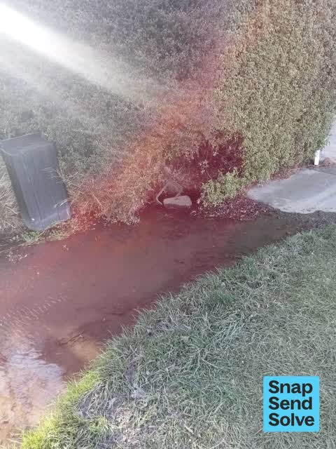 Water Leak — a report photo