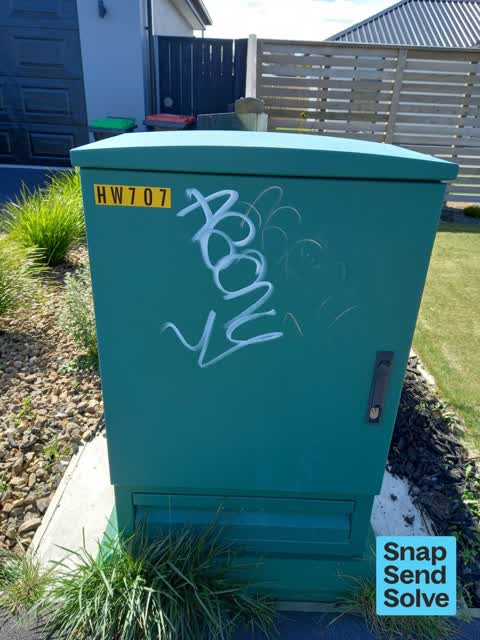 Graffiti somewhere else, a report photo
