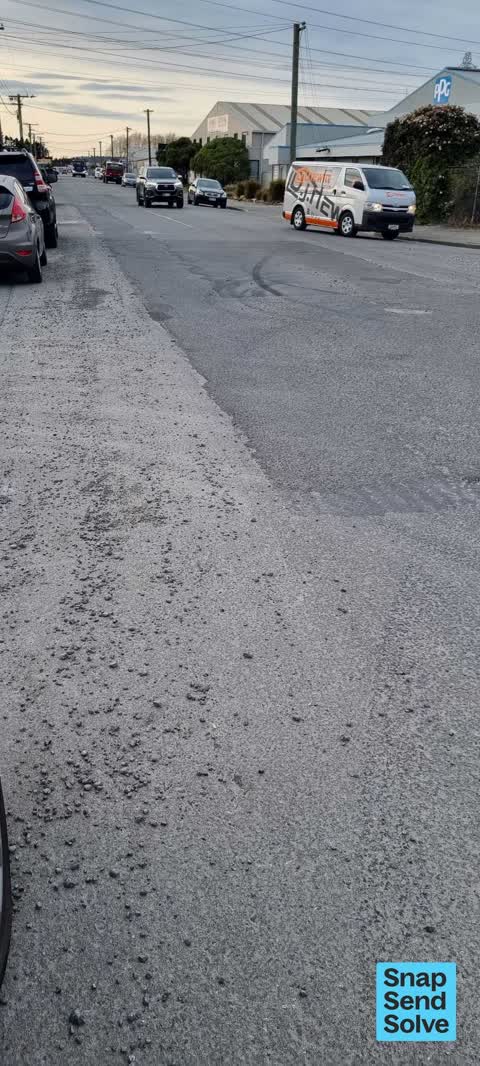 Pavement - Damaged, a report photo