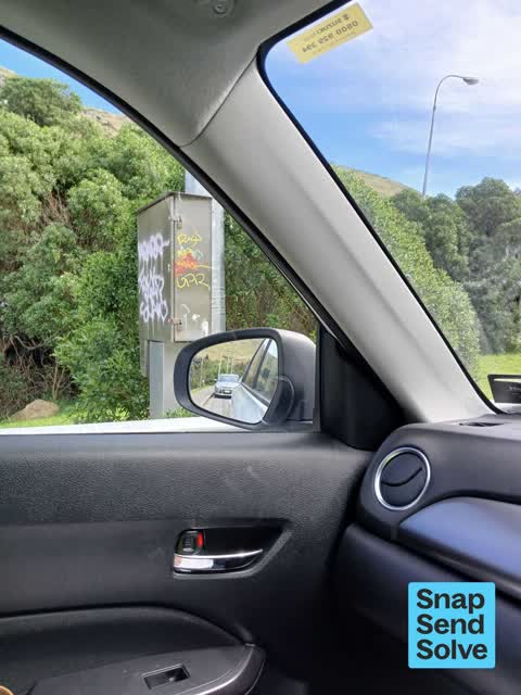 Graffiti somewhere else — a report photo