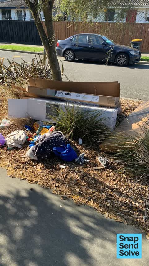 Dumped Rubbish, a report photo