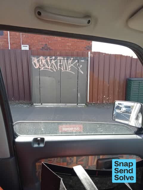 Graffiti somewhere else — a report photo