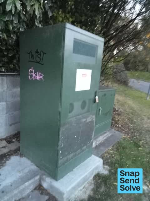 Graffiti somewhere else, a report photo