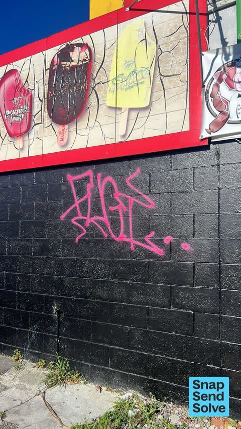 Graffiti somewhere else, a report photo