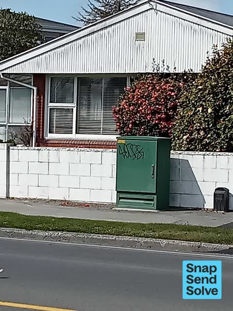Graffiti somewhere else, a report photo