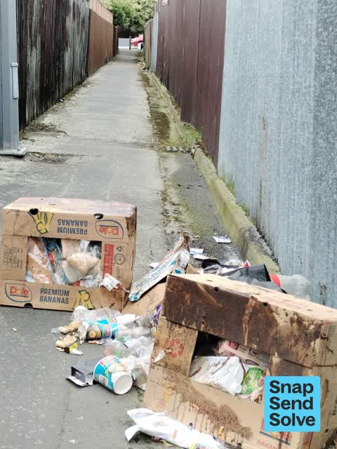 Dumped Rubbish, a report photo