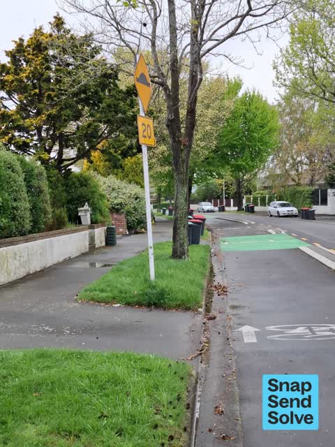 Poles and Signage - General, a report photo