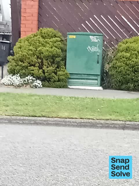 Graffiti somewhere else, a report photo